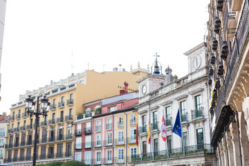 Streets of the city of Burgos, Castilla Leon, Spain