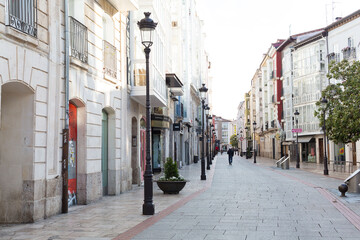 Obraz premium Streets of the city of Burgos, Castilla Leon, Spain