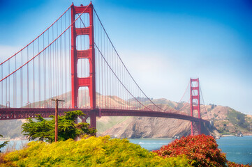 San Francisco California Golden Gate bridge daytime