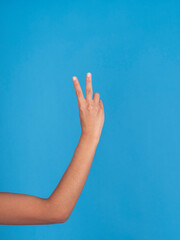 Hand and finger movements.