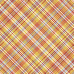 Tartan plaid pattern with texture and warm color.