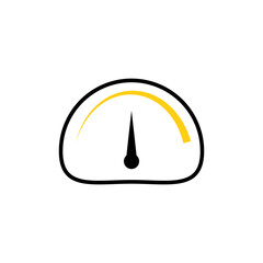 Half tank arrow, great design for any purposes. Vector illustration. stock image.