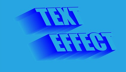 This is a vector text effect symbol illustration