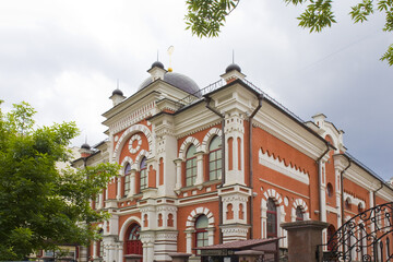 Fototapeta na wymiar Rosenberg Synagogue in Podol in Kyiv, Ukraine