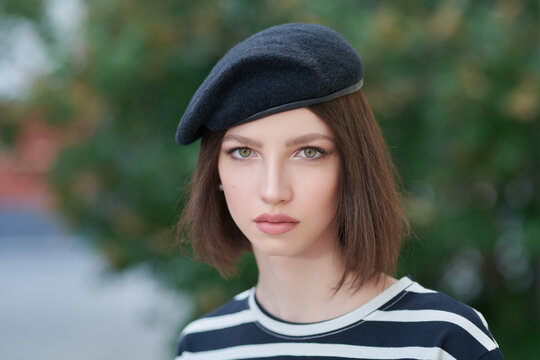 girl in beret