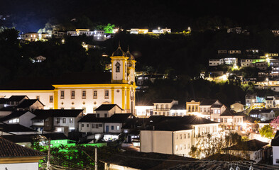 Fototapeta na wymiar A cidade de Ouro Preto, Minas Gerais, Brasil