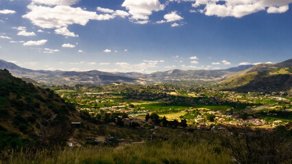 Fototapeta premium Beautiful natural landscape, clouds, sky