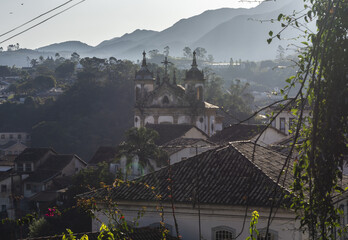 A cidade de Ouro Preto, Minas Gerais, Brasil - obrazy, fototapety, plakaty