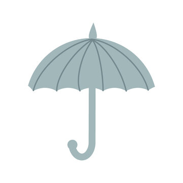 Vector Image umbrella. Vector icon umbrella rain protection on cartoon style