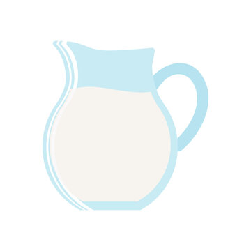 pitcher with milk