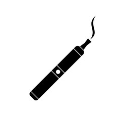 Electronic cigarette icon isolated on white background