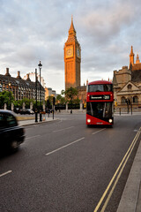 Fototapeta na wymiar Big Ben (Queen Elizabeth's Tower) - London.