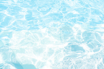 surface of blue swimming pool, background of water in swimming pool.