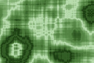 Fototapeta na wymiar Abstract patterned art leaf green gradient grunge illustration.