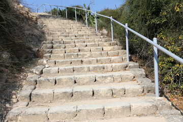 Stairs and steps for going up and down 