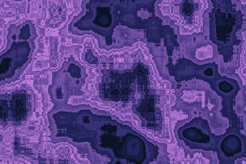 Abstract patterned art azure magenta gradient grunge illustration.