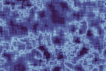 Abstract patterned art reddish purple cyan gradient grunge illustration.