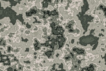 Abstract patterned art emerald green red gradient grunge illustration.