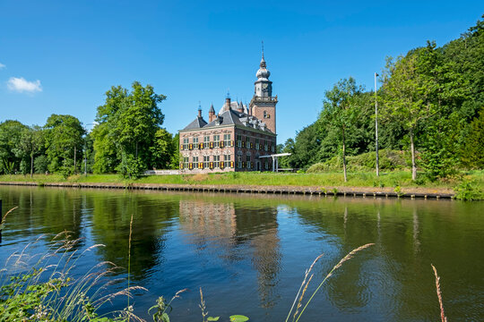 Castle Nijenrode at the river Vecht in the province Utrecht the Netherlands