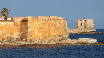 Trapani, Sicily (Italy): Ligny Tower (Torre di Ligny) coastal watchtower fortification