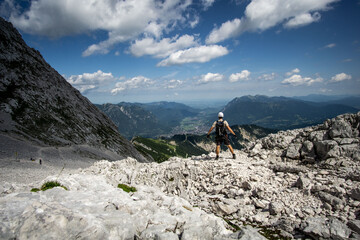 Fototapeta premium Wunderbare Berglandschaft in Bayern