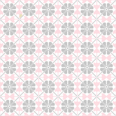 Abstract ornamental seamless pattern. Linear floral ornament. Artistic geometric backdrop in arab orient style for fabric, textile, wallpaper or package background design