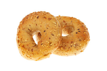 Two seeded bagels