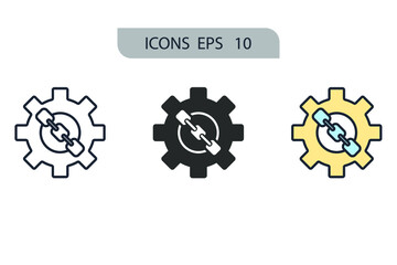 coding icons  symbol vector elements for infographic web