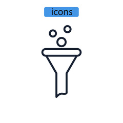 smm manager icons  symbol vector elements for infographic web