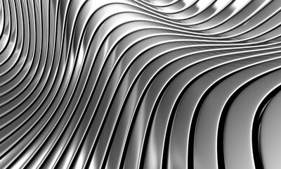 Metallic abstract steel stripe pattern background