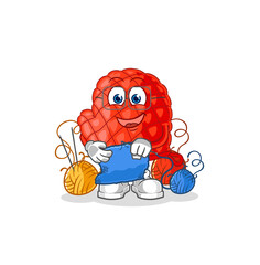 cooking glove tailor mascot. cartoon vector