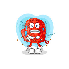 Obraz premium cooking glove cold illustration. character vector