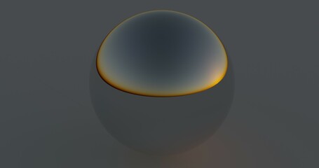 3d sphere made with blender
