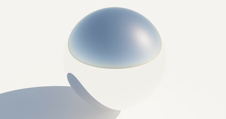 3d sphere made with blender