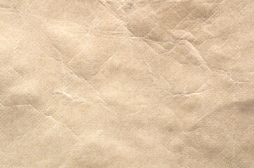 Background - crumpled old brown cardboard.