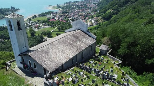 San Miro church on Lake Como