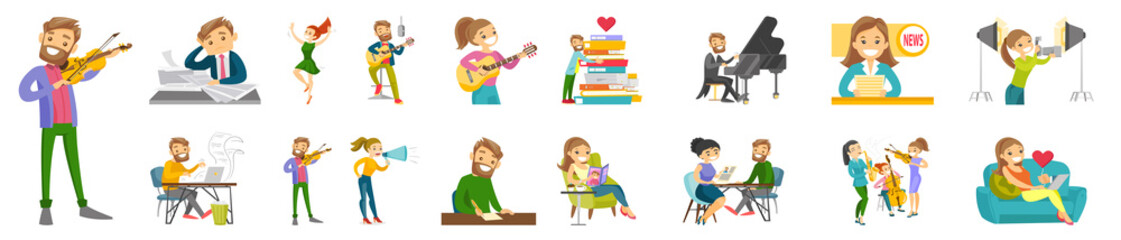 People of creative professions.