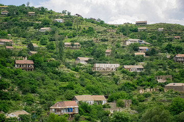 Fototapeta na wymiar view of the village of region