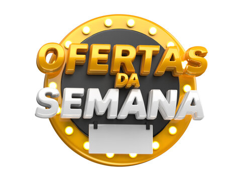 OFERTAS DA SEMANA SELO 3D 