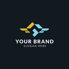 initials G logo. modern and creative branding ideas for business companies
