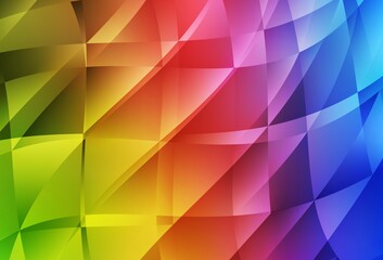 Light Multicolor vector polygonal pattern.