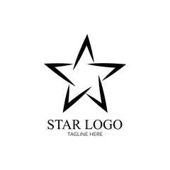 Fototapeta premium Star icon Template vector illustration design