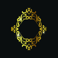 luxury frame with traditional style