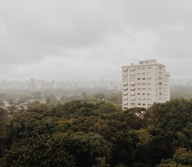 Fototapeta premium time clouds over city