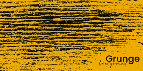 Yellow Grunge banner. Vector illustration.