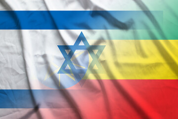 Israel and Ethiopia national flag international contract ETH ISR