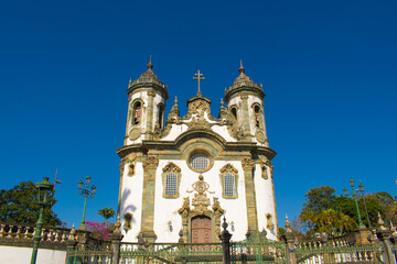 Fototapeta na wymiar Igreja São Francisco de Assis, São João Del Rei, Minas Gerais