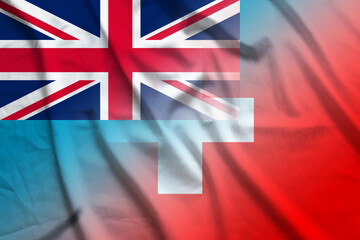 Tuvalu and Switzerland state flag international negotiation CHE TUV