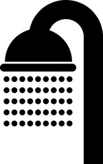 Shower vector icon. Bath sign design.