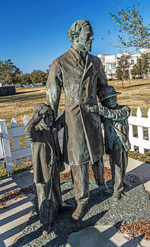 The Beauvoir Estate, Built In Biloxi, Mississippi Along The Gulf Of Mexico, Was The Post-war Home Of The Former President Of The Confederate States Of America, Jefferson Davis.
